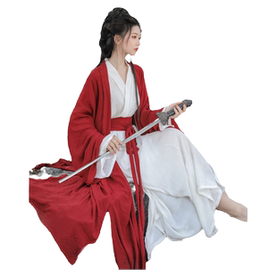 裳云兮原创《扶苏》晋制汉服女直裾大袖衫套装改良魏晋风春夏秋款