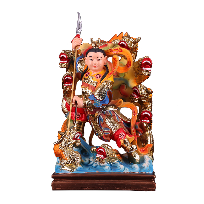 哪吒三太子神像家用摆件树脂
