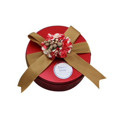 费列罗欧式个性风红色马口铁盒