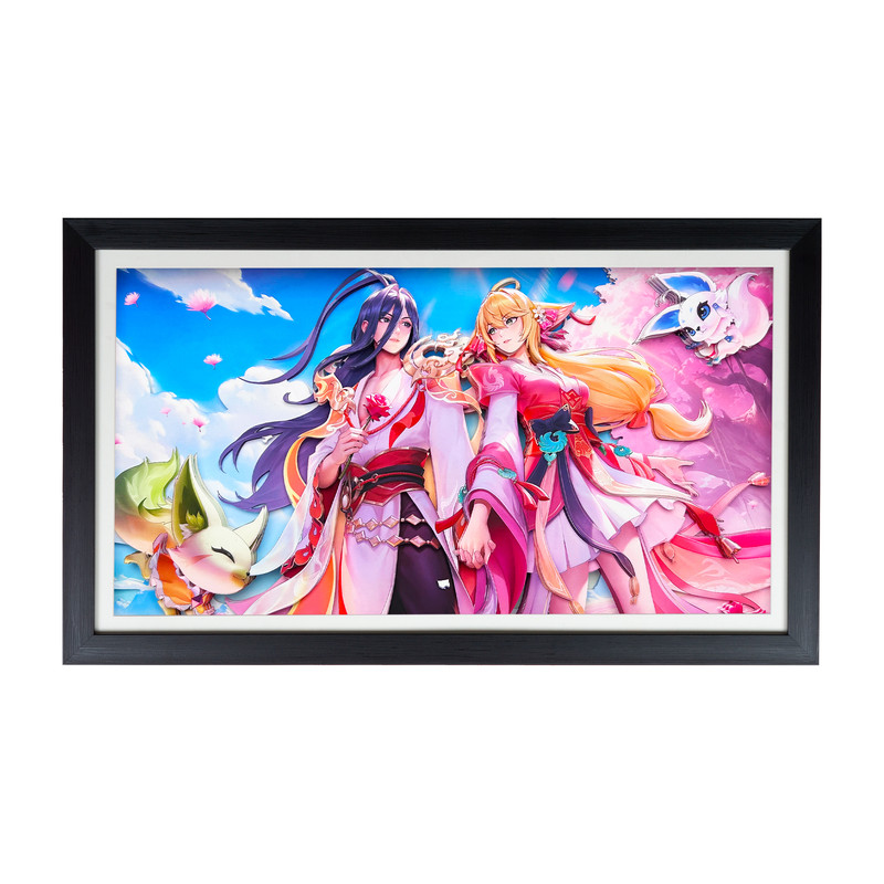 狐妖小红娘3d动漫周边立体画