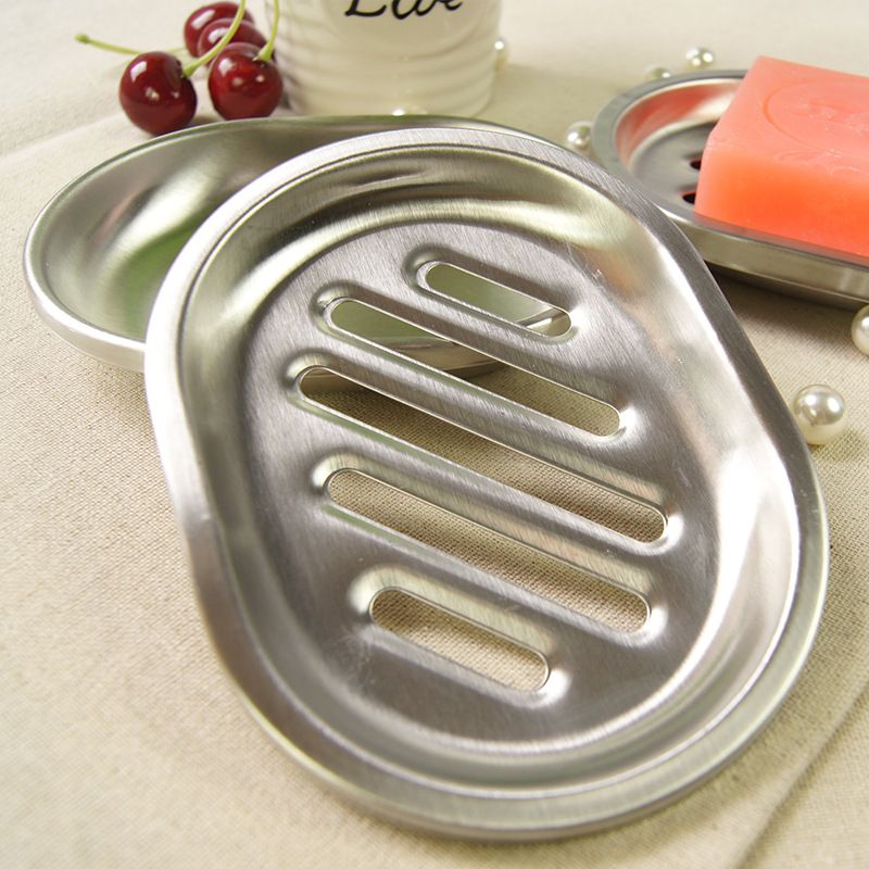 台置肥皂盒卫生间浴室肥皂架香皂盒置物架碟不锈钢皂网皂壁挂式