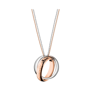 [马年新年礼物]Calvin Klein项链ck男女情侣时尚锁骨链环环相扣链