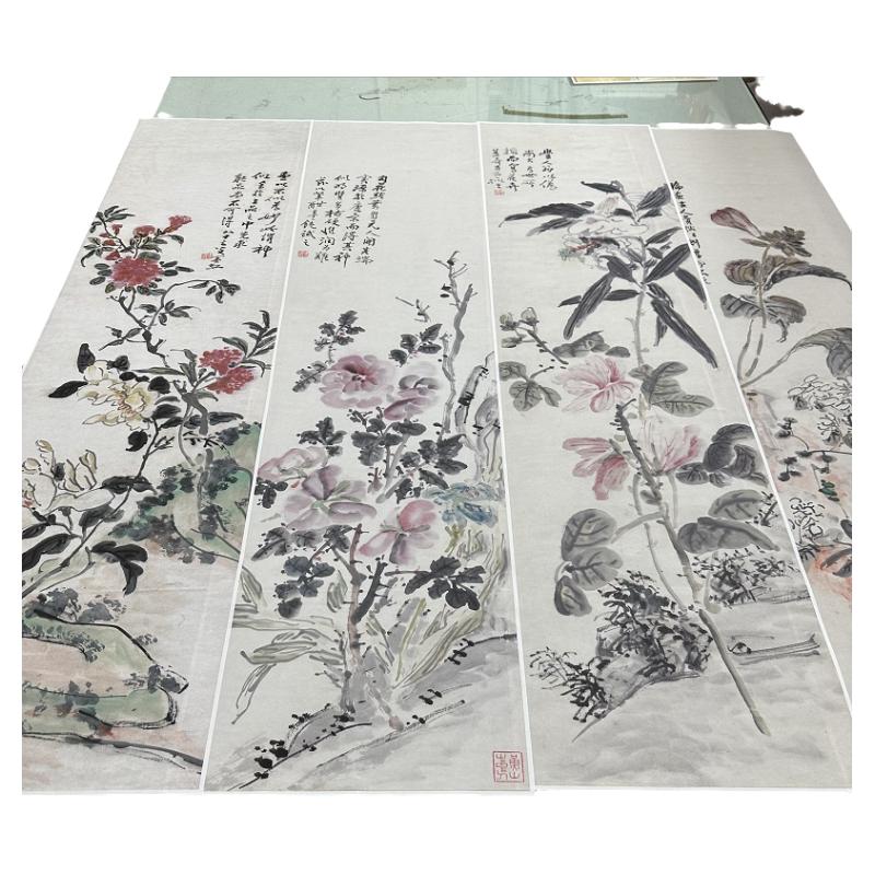 高清艺术喷绘画芯临摹学习卷轴画