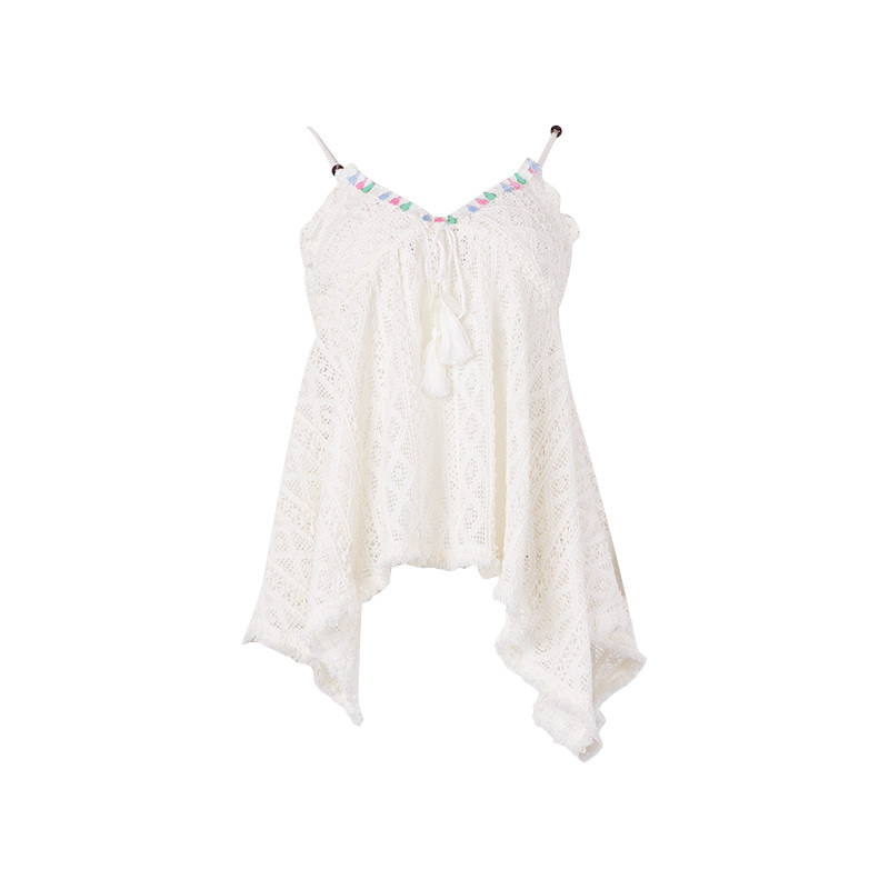 CLOUDSEASON色彩叙述不规则吊带上衣女夏上衣女2026新款爆款