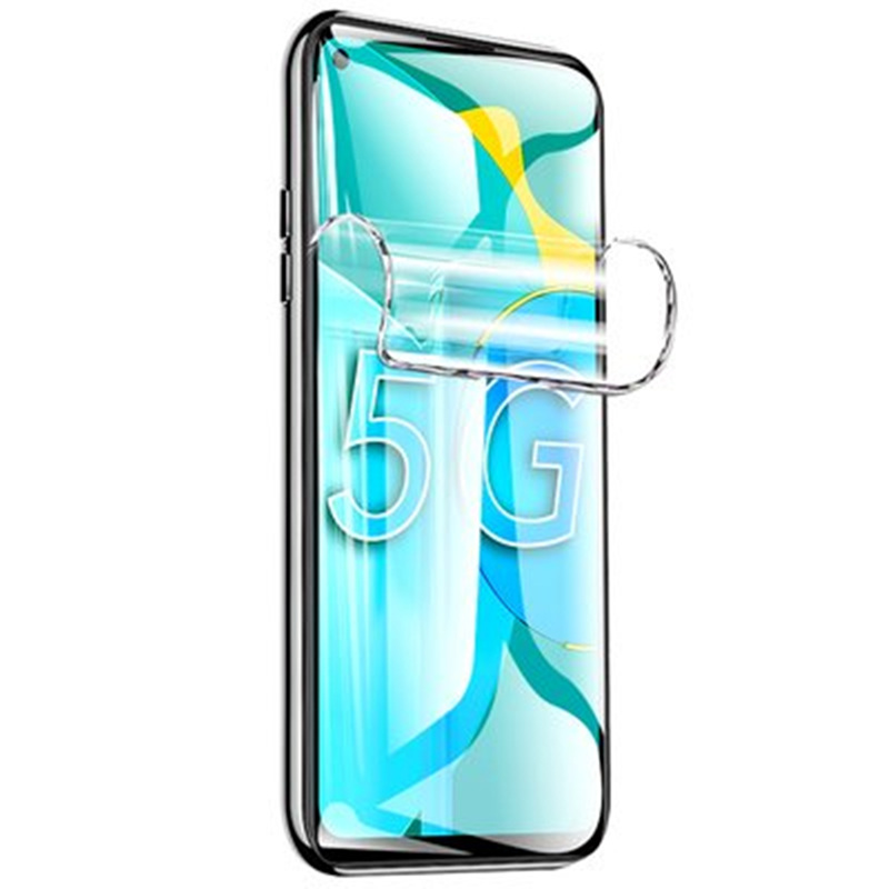 适用oppoReno5 pro手机防汗磨砂水凝软膜reno4se全屏包高清曲面钢化玻璃膜3Pro蓝光防爆保护膜5k防指纹后贴膜