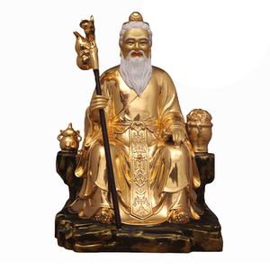 黄铜药王孙思邈中医馆摆件张仲景