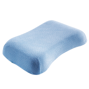 泰国乳胶成人枕套四季通用提花纯棉蝶形蓝色透气孔不起球弹性好