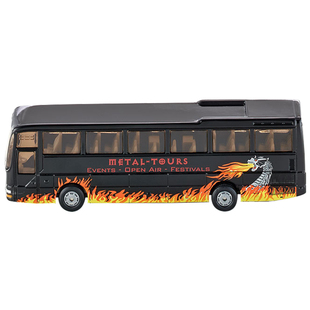 siku曼恩长途大巴1624儿童仿真公共汽车模型男孩公交巴士玩具礼盒