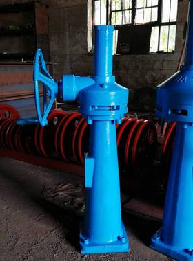 手动侧摇式QSY手摇式螺杆启闭机侧摇启闭机配套铸铁闸门污水处理