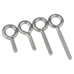 304不锈钢羊眼螺丝钉闭口吊环螺丝带圈螺栓机丝挂环M3M4M5M6M8M10