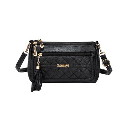 韩版妈妈婆婆大容量斜挎小方包