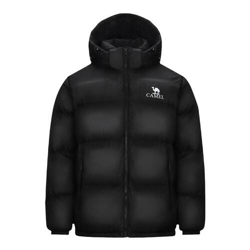 骆驼男装羽绒服秋冬加厚鸭绒情侣短款黑色面包服外套户外男女保暖