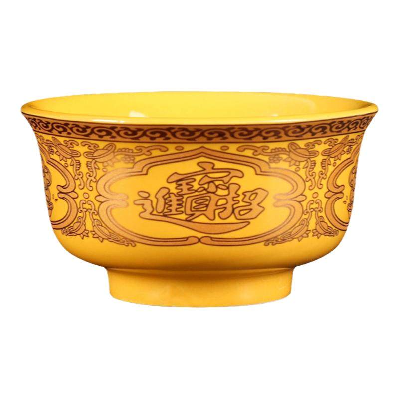 陶瓷莲花供碗八供斋饭碗供佛七供水碗八供水神台供寺庙八吉祥供碗