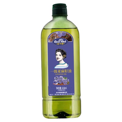 金丰盛一级亚麻籽油618ml