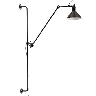 设计师创意长杆摇臂旋转工业风墙灯北欧复古卧室床头客厅阅读壁灯