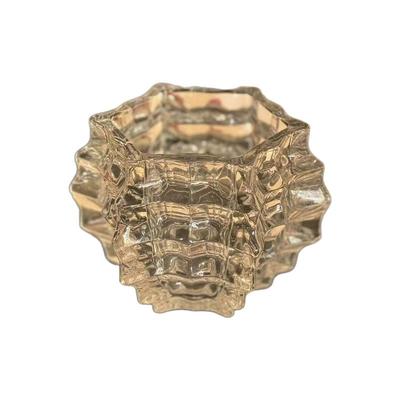 水培器皿创意玻璃花盆水养植物瓶透明花器绿萝铜钱草花瓶圆形容器