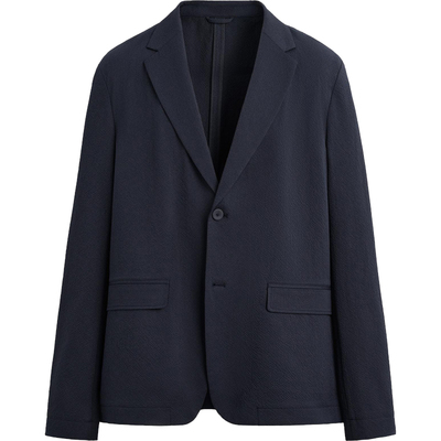 西班牙单！泡泡纱西装外套