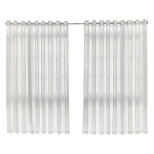 窗帘纱帘免打孔安装竖百叶纱透光不透人飘窗卧室遮光伸缩杆一整套