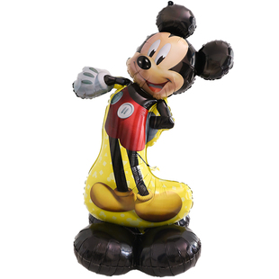 米奇米妮卡通气球生日装饰布置发箍儿童安全无毒迪士尼拉旗周岁