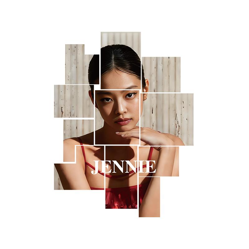 网红金珍妮jennie海报墙贴画照片美容院高级墙面装饰氛围甲服装店