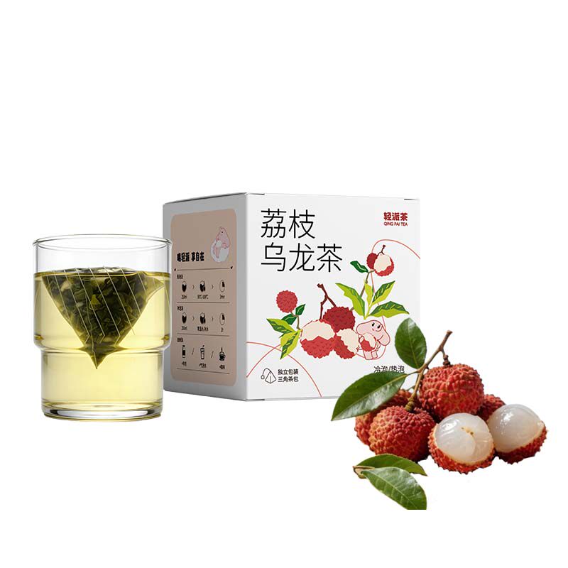 夏日清爽0糖0卡荔枝乌龙冷泡茶