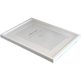 出口北欧实木相框ins白色日式简约装饰画框海报框12/16寸20寸28寸