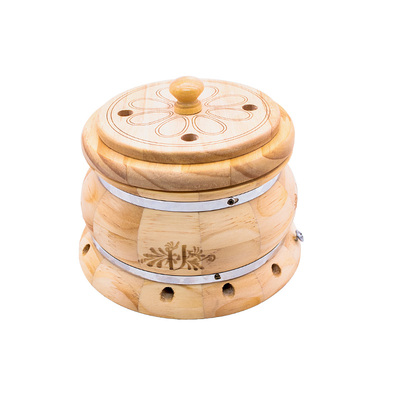 新型艾灸盒木制热敷腹部器具艾草