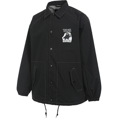 VANS范斯男子CONTRAST STITCH运动健身夹克外套VN000QMEBLK
