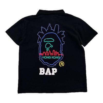 日本潮牌BAPE夏季新款男女中大儿童装短袖t恤纯棉POLO衫休闲上衣