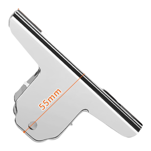 金蝶妙想铁票夹子整理夹山形金属夹不易生锈大中小号报纸夹山形圆形铁票夹办公用品固定金属票据夹