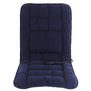 加热坐垫靠背一体办公室取暖神器腰垫插电热屁垫发热座椅垫子冬季