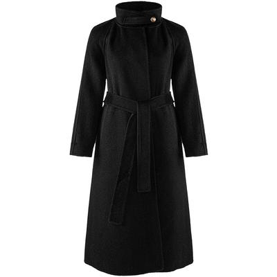 全羊毛LAGOGO拉谷谷系带长款大衣