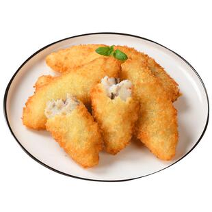 深海鳕鱼排鳕鱼饼空气炸锅半成品食材冷冻鳕鱼块片辅食炸鳕鱼排