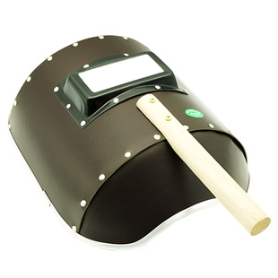 手持式电焊面罩红钢纸焊帽氩弧焊烧焊防护全脸防烤脸隔热焊工面具