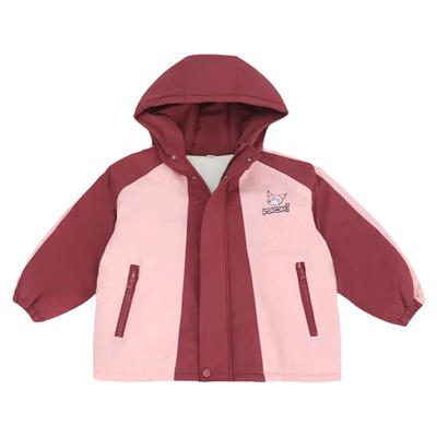 女童加绒外套2025冬款儿童冬季夹棉冲锋衣女孩休闲爆款加厚风衣