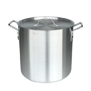 加厚铝汤桶 高身铝汤锅 卤水 兰州拉面铝桶 大铝锅不粘底铝桶粥桶