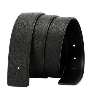 适用于爱马仕皮带不带头真皮H扣超薄替换男女士无头腰带3.2/3.8cm