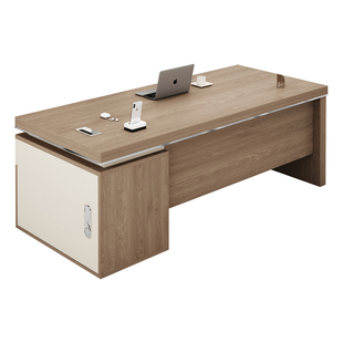 办公桌简约现代主管经理职员工位桌椅组合单人财务电脑桌老板桌子