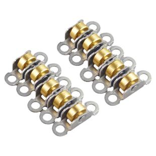 迪福德 塑钢纱窗滑轮不锈钢塑料门窗纱门轱辘不生锈纱窗铜滚轮子