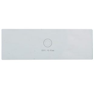 生物显微镜镜台玻璃测微尺刻度测量玻片物镜电子目镜用分划板标本