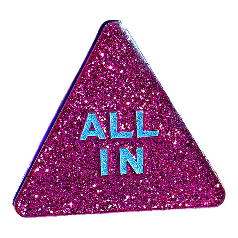 【POKERABOVE】德州扑克筹码压牌器高配闪光炫彩金属庄码、Allin