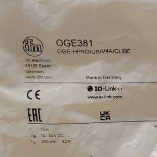 议价IFM OGE280 OGE381 OGS280 MK5152 全新原装正品易福门