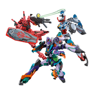 【自营】万代高达拼装模型HG GQuuuuuuX 夸克斯 红色高达军警扎古