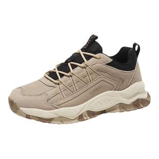 骆驼官方登山鞋男款秋季透气款户外运动专业徒步轻便防滑耐磨鞋子