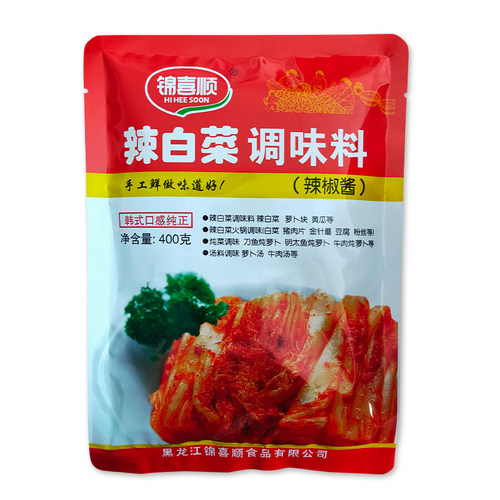 锦喜顺辣白菜腌制专用酱调料韩国泡菜酱韩式辣酱腌料调料新疆包邮