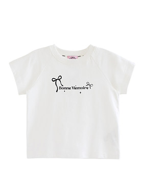 ILOVEJ女童白色短袖T恤打底上衣