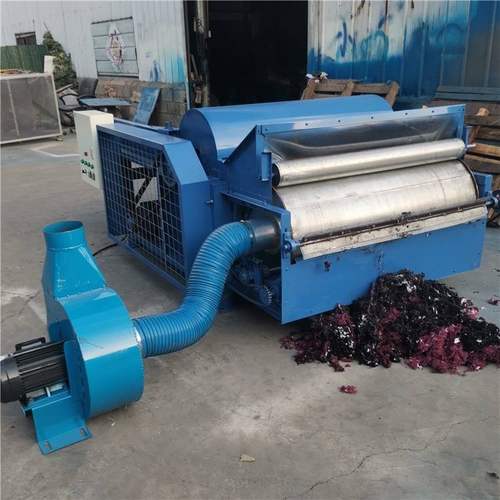 棕垫边角料开散设备 批发丝瓜芯开松机 床垫边角料开送机