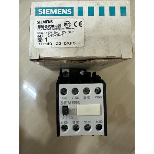 询价下单西门子3TH40 22-0XF0接触器式继电器，项目剩余，全