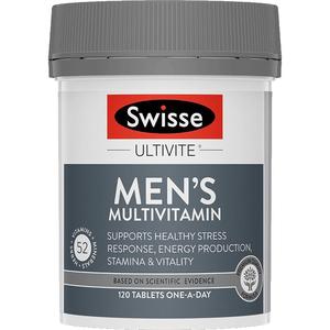 Swisse VC男士复合维生素e天然营养素120片综合维生素成年男性健康养生，可领70元营养健康优惠券