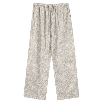 THESOONG松紧腰纯棉八分休闲裤